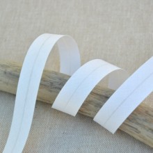 Plain bias tape 20 mm - White 1
